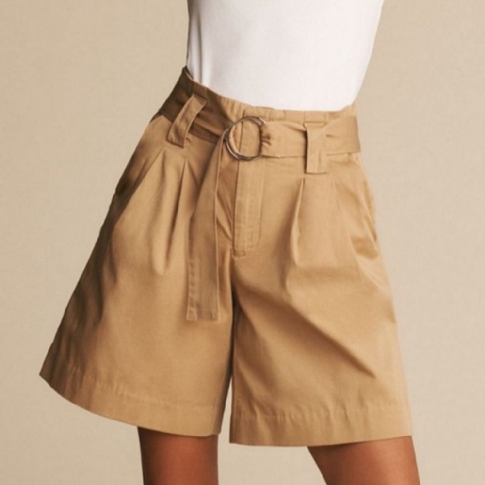 New Anthropologie Maeve longline O-ring shorts